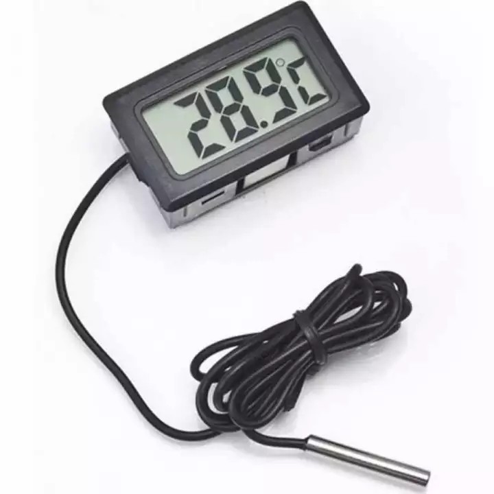 Thermometer digital aquarium pengukur suhu waterproof