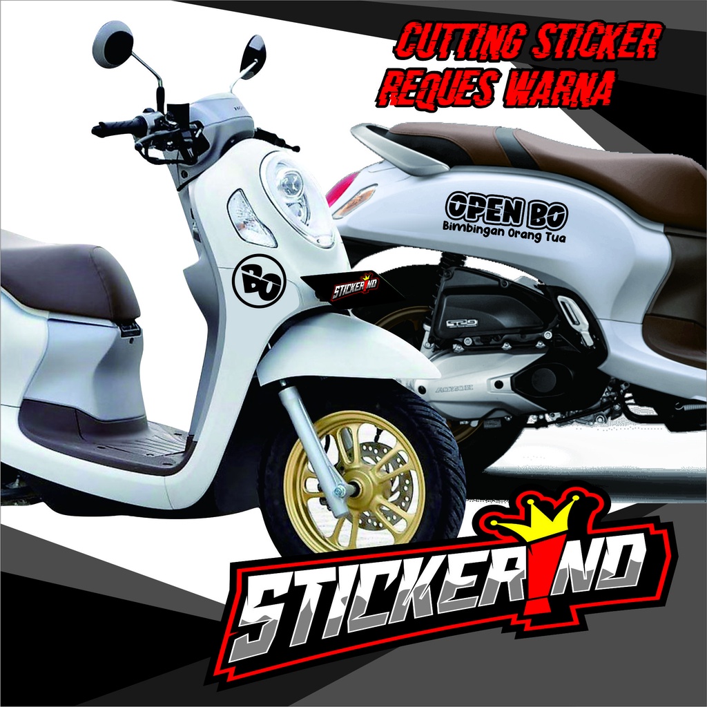 STRIPPING SCOOPY STICKER SCOOPY STICKER OPEN BO