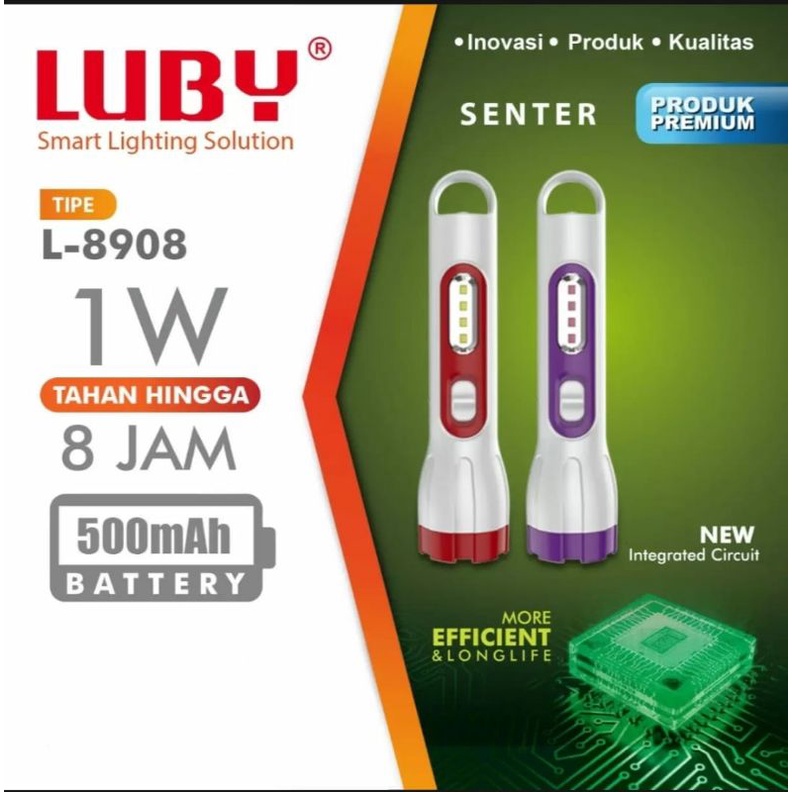 Senter Tangan Luby L 8908 / Senter Luby L-8908