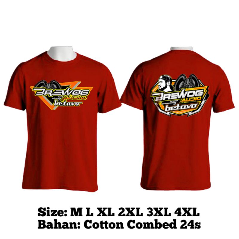 Kaos Motif Brewog Audio Betavo