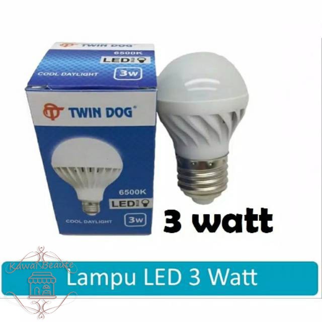 Lampu Bohlam LED BULB TWINDOG TD/ Cool Daylight 3W 5W 7W 9W 12W 15W 18W WATT