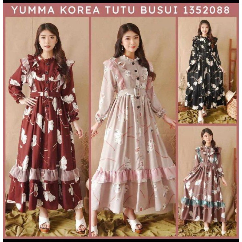 Gamis/Dress Korean Yumma by Yuna Fashion