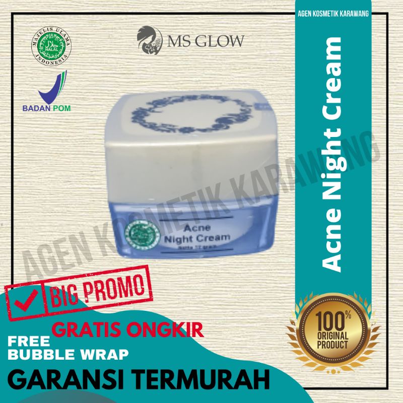 MS Glow Original Acne Night Cream