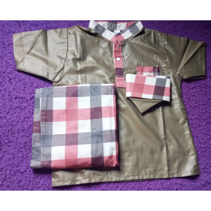 setelan koko lengan pendek anak