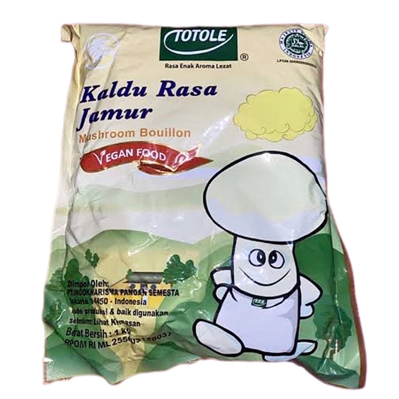 

TOTOLE Kaldu Rasa Jamur 1Kg / totole / kaldu / rasa / jamur / halal / vegetarian / vege / vegan / mushroom / penyedap rasa