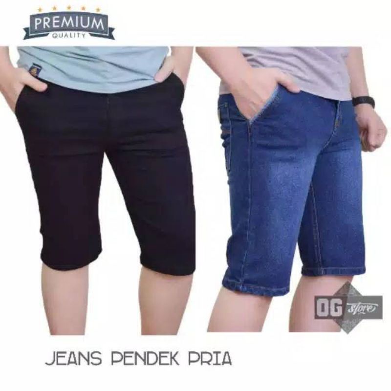 celana pendek/ponggol jeans pria