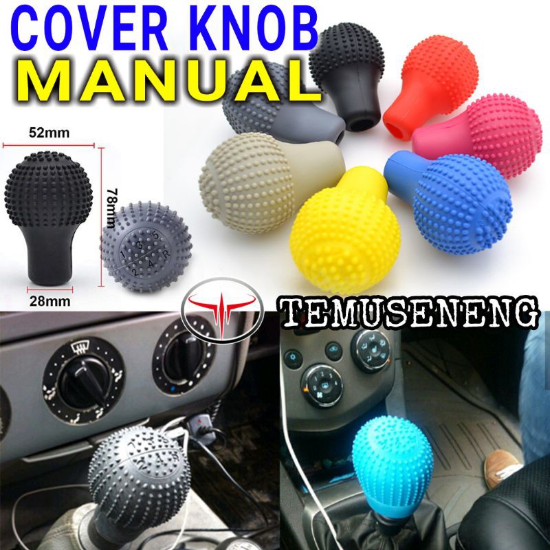 Cover Knob Shift Gear Tuas Gigi Manual Sarung Silicone Silikon Karet