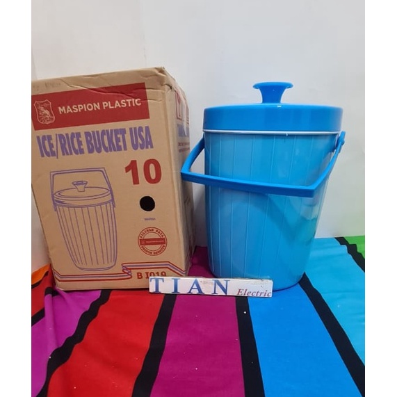 MASPION B-I019 Ice - Rice Bucket USA / Tempat Es - Nasi USA 10 Liter