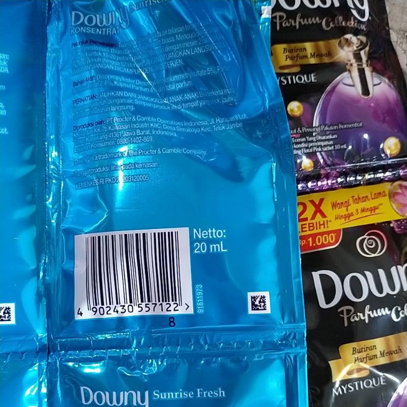 Downy 20ml (besar),per renteng (6pcs).