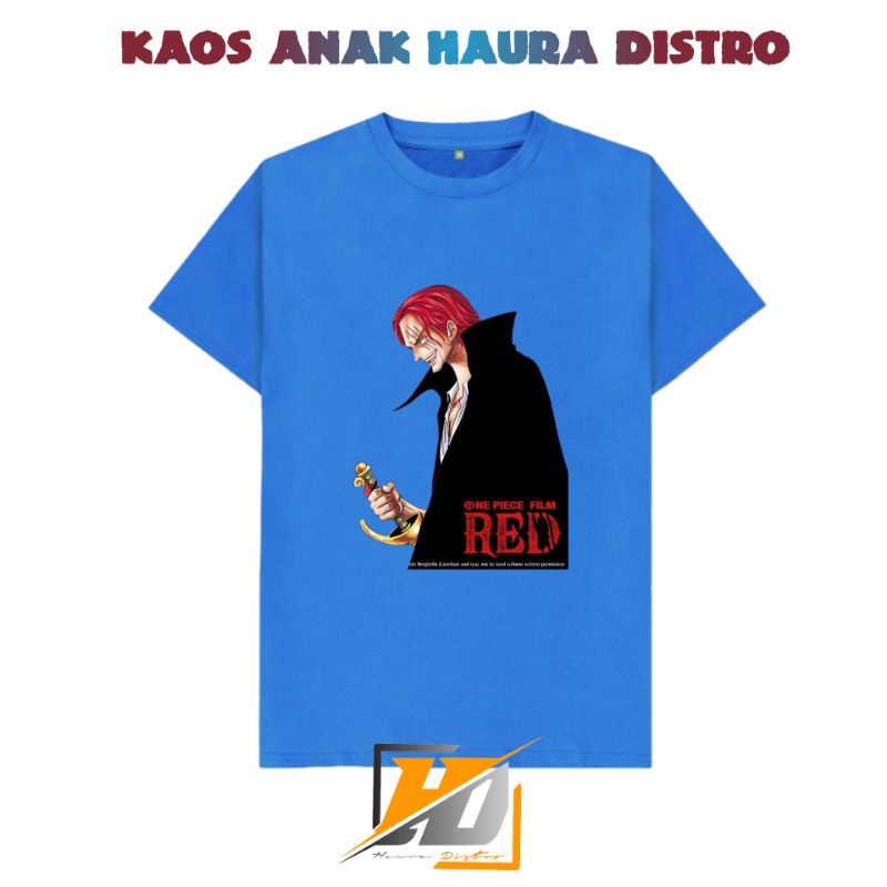 baju/kaos anak one piece red film t-shirt luffy anime one piece/baju kaos dewasa one piece red