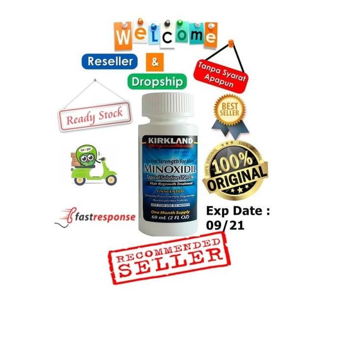 Minoxidil 5% Kirkland penumbuh rambut Lc
