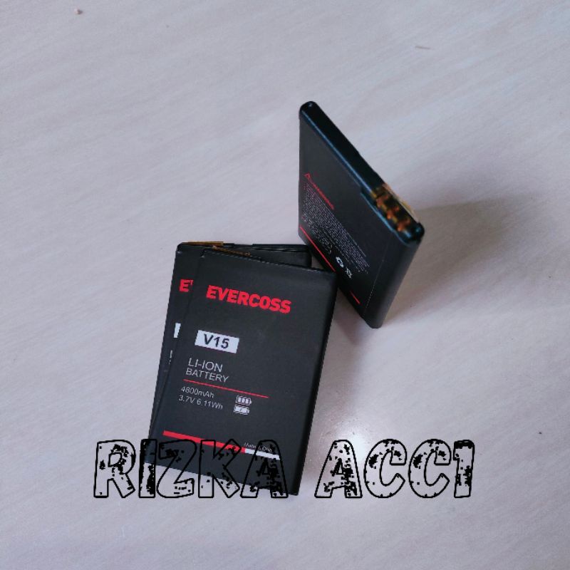 Baterai Batre Evercoss Cross V15 V-15 V 15 Original Battery Batrai Batre Hp