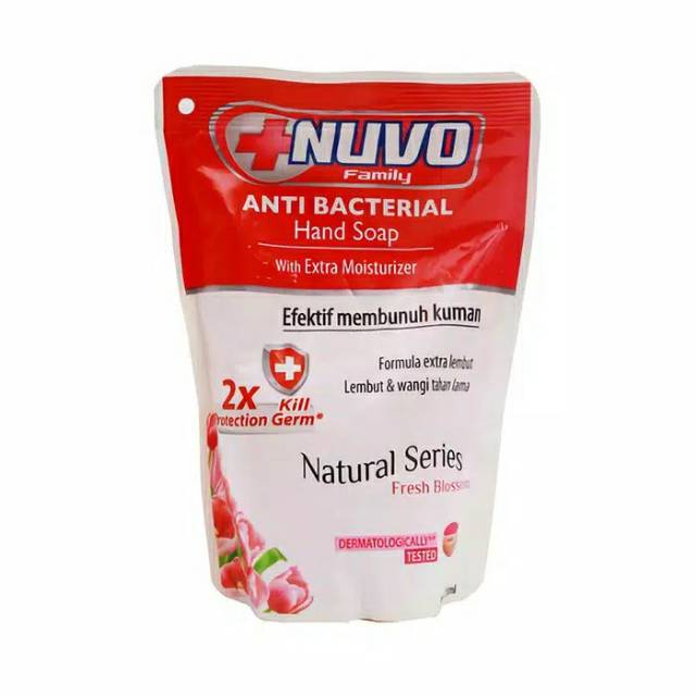 NUVO SABUN CUCI TANGAN HAND WASH SABUN TANGAN NUVO ISI ULANG REFILL 250 ML ANTI BAKTERI KUMAN