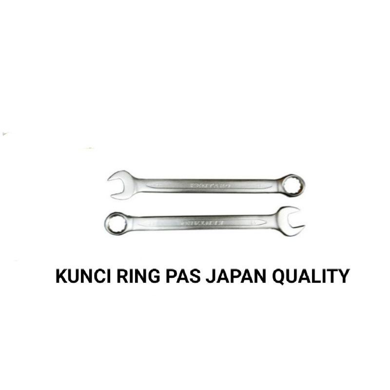 KUNCI RING PAS 24-32MM CR-V SATIN HEAVY DUTY KENTARO JAPAN QUALITY