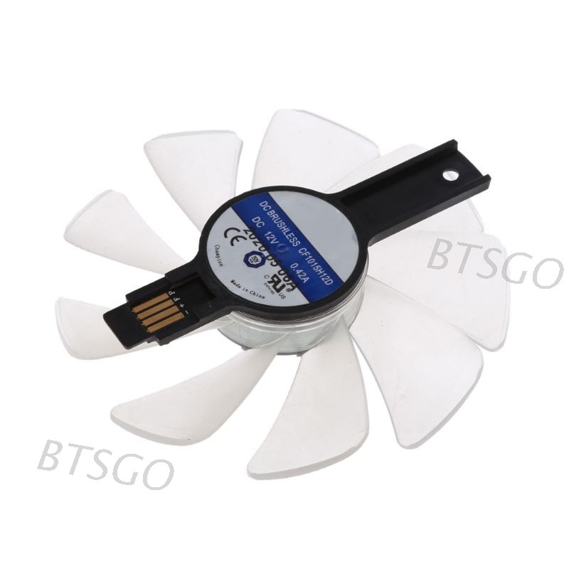 Btsgx 2pcs 95mm Cf1015H12D Dc12V Kipas Pendingin Pengganti Untuk Sapphire Rx480 8g Rx 470 Rx580