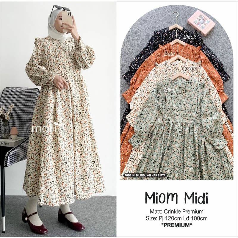 dress midi miom by moli