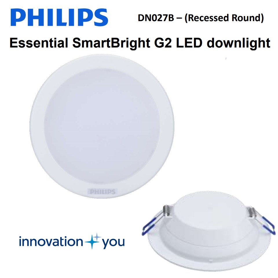 PHILIPS LED Downlight DN027B 14W LED12 6&quot; D150 Round