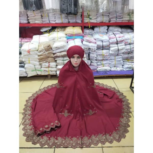 mukenah padang  khadijah bordir keliling