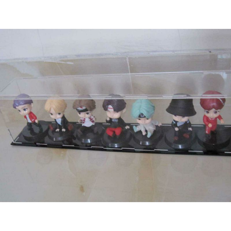 Kotak Akrilik BTS Tiny Box Display Acrylic Tebal 2mm 3mm Diecast Puzzle Bongkar Pasang