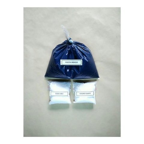 Jual  Paket Pasta Indigofera Gratis Hidrosulfit dan Soda Ash 250Gram