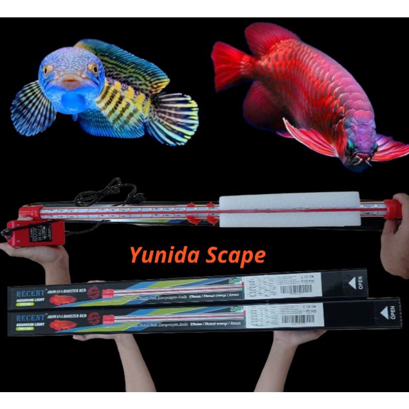 LAMPU LED 800 & 1000 RECENT PRO RED VIEW PLUS BOOSTER  AQUARIUM