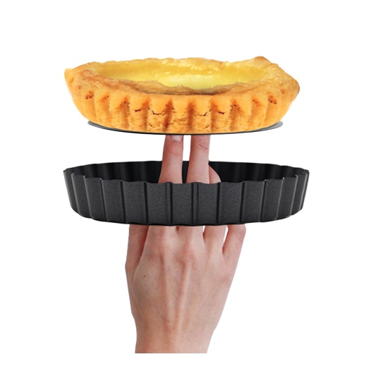 Premium Baking Tray Loyang Tart Pie Kue Pizza Anti Lengket High Carbon Steel