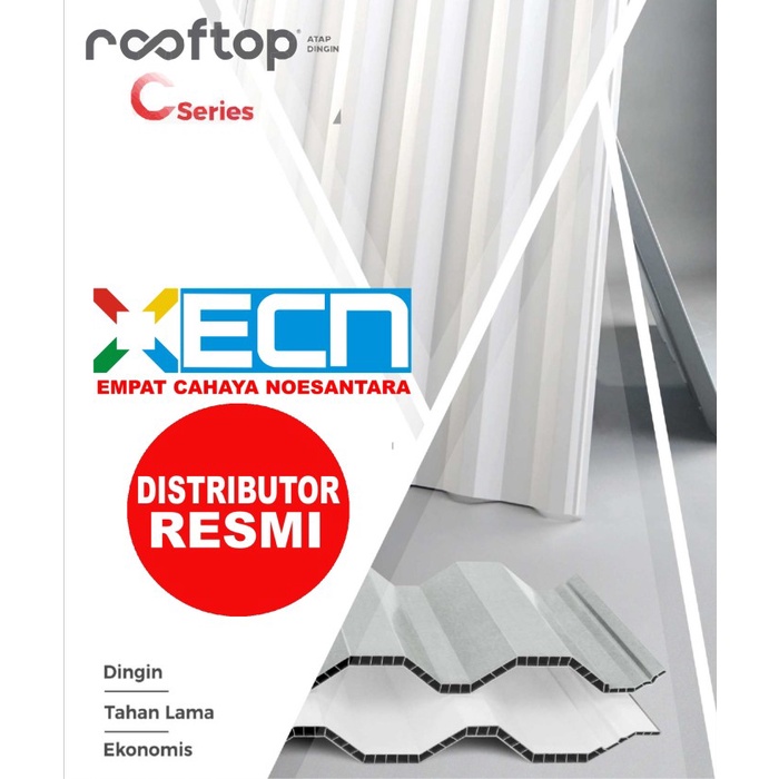 ATAP DINGIN UPVC ROOFTOP TIPE C-SERIES