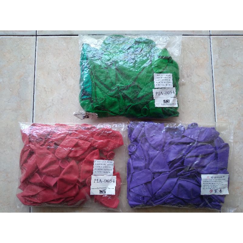 Balon Metalik Polos 12 inch Per 50 pcs/Balon Latex  /Balon Polos100pcs /Balon Dekorasi