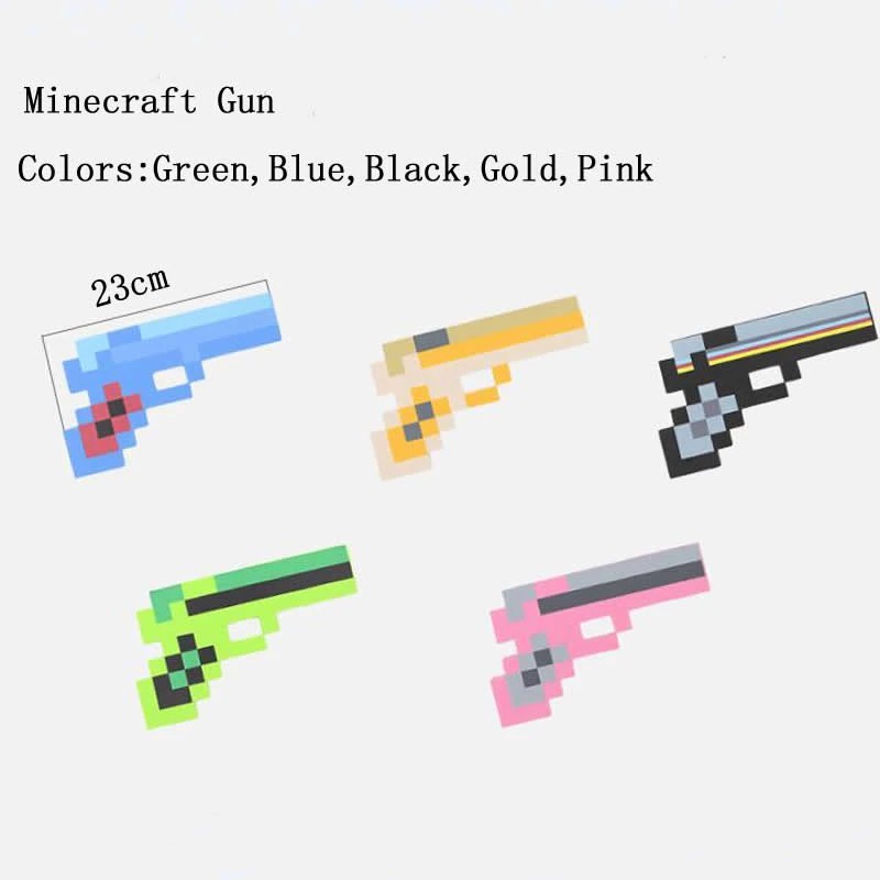 pistol minecraft mine craft gun