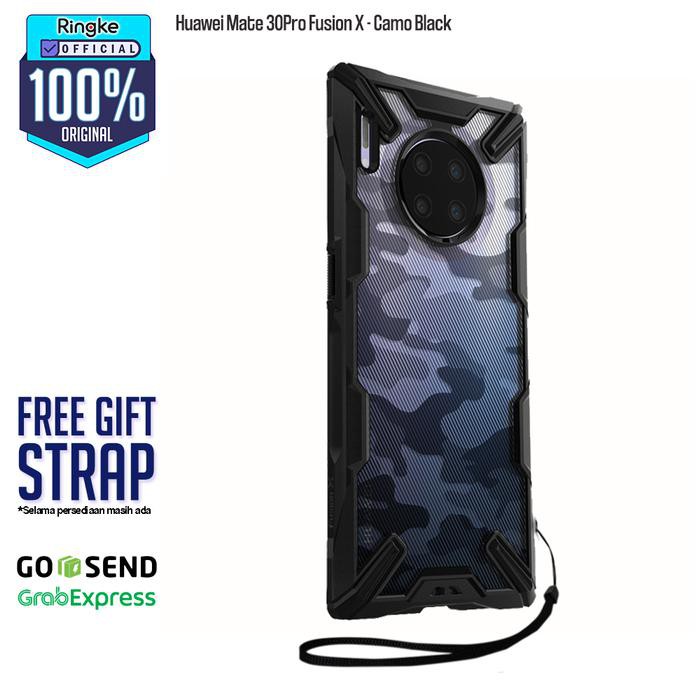 REARTH RINGKE HUAWEI MATE 30 PRO FUSION X ANTICRACK SOFTCASE ORIGINAL CAMO BLACK