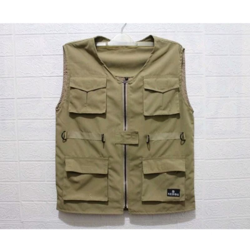 Jaket Rompi Outdoor/Rompi Tactical/Rompi PDL/Rompi Outdoor Bahan Kanvas Berkualitas