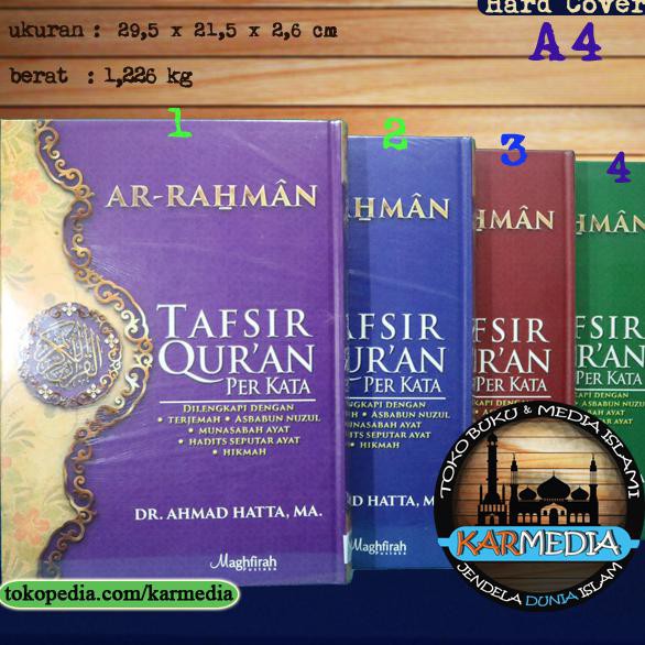 READY-STORE ALQURAN - AL QURAN TAFSIR QURAN PER KATA DR AHMAD HATTA MA - MAGHFIRAH