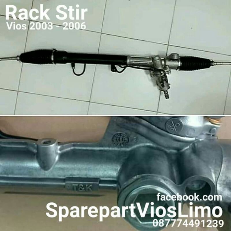 Rack Stir Power Steering Vios Gen 1 Old 2003 2004 2004 2005 2006