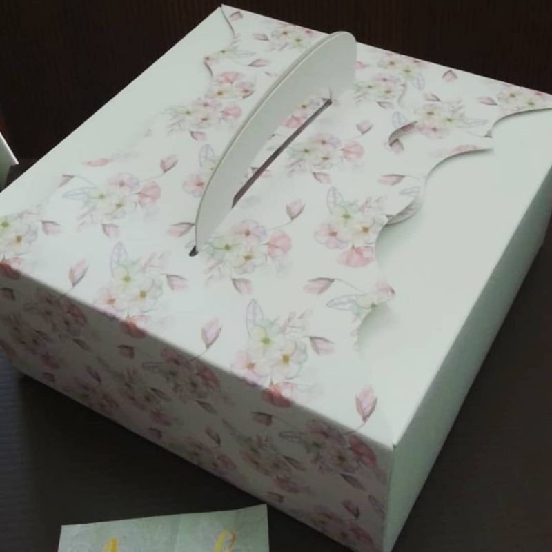 

box kue/ kotak kue flower