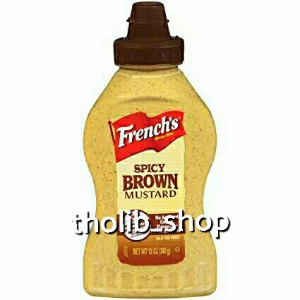 

French's hearty deli spicy brown mustard 12 0z btl (340gr)