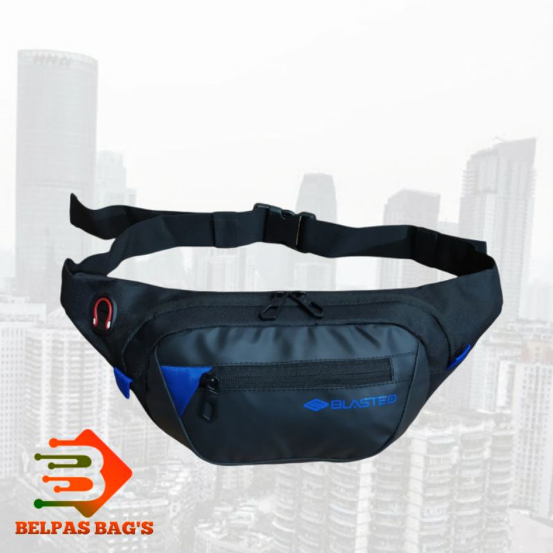 Tas pinggang waistbag tas selempang pria blasted 4448