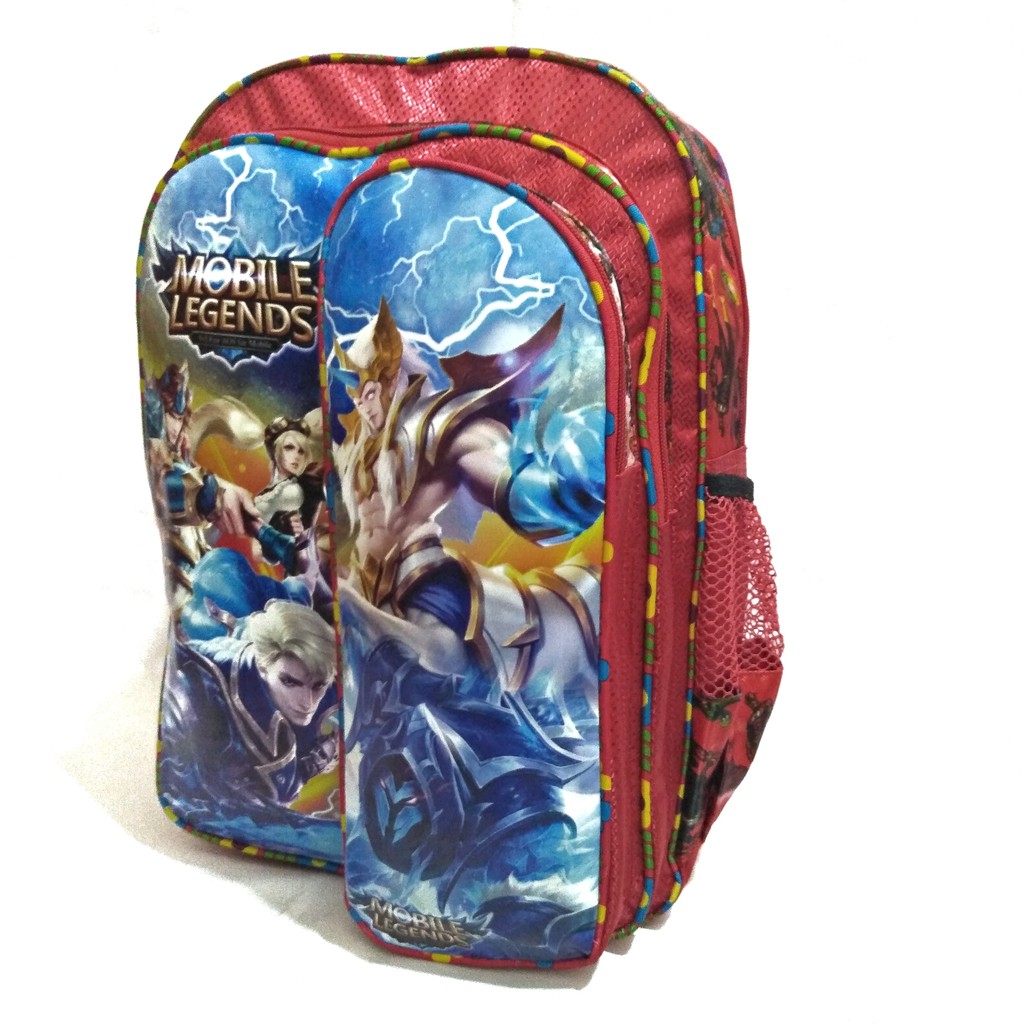 Tas Mobile Legend Anak Tas Sekolah Anak Tas Fashion Anak - Red