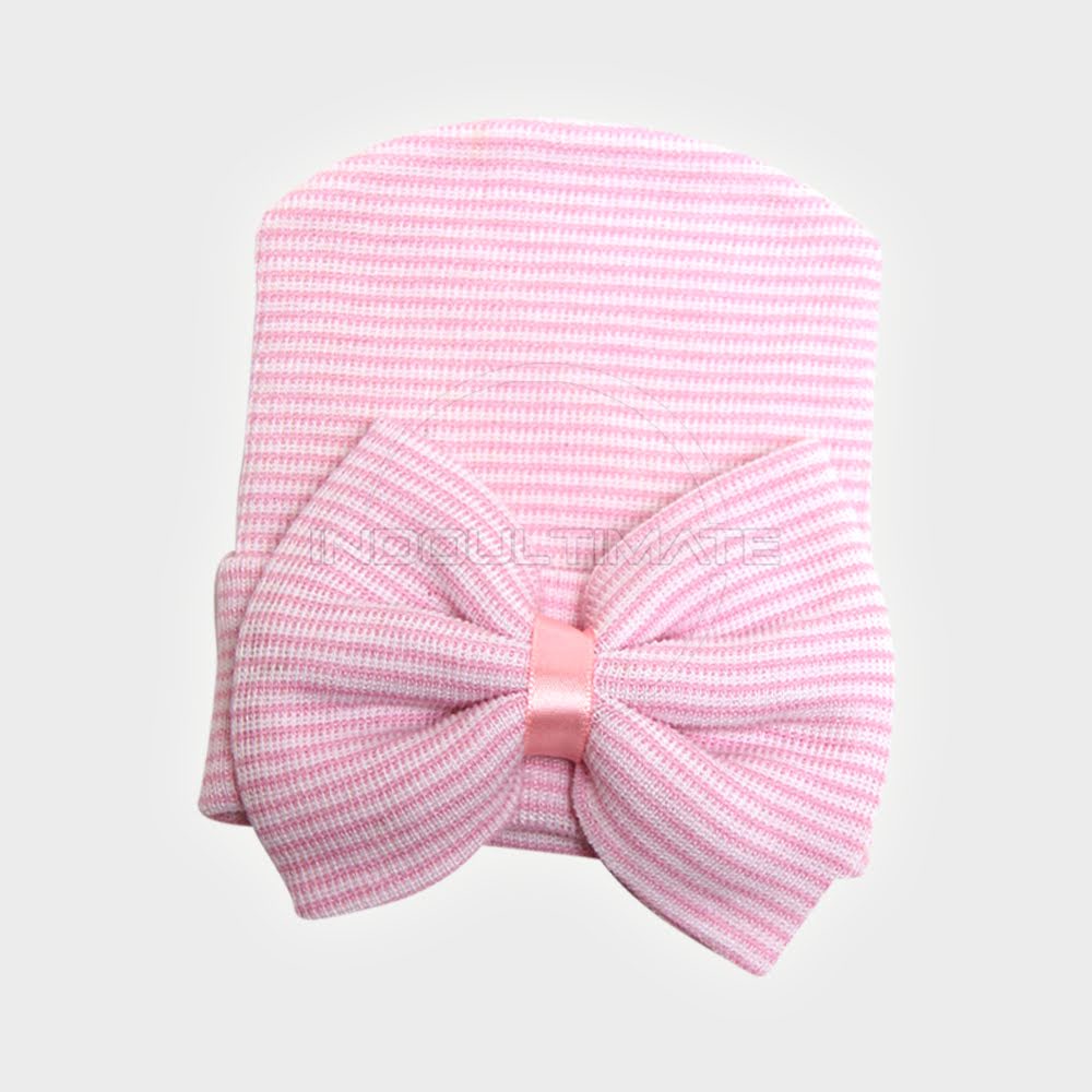 1Pc Topi Kupluk Rajut Bayi Perempuan Newborn BH-194 Topi Rajut Pita Bayi Cewek Perempuan Topi Kupluk Bayi Lucu Perlengkapan Bayi Topi Anak Topi Rajut Anak Perlengkapan Anak Penutup Kepala