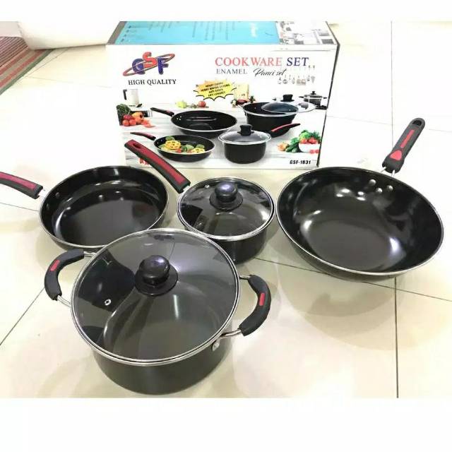 Alat Masak, Cookware Set, Panci GSF, Panci Teflon, Panci Teflon Murah