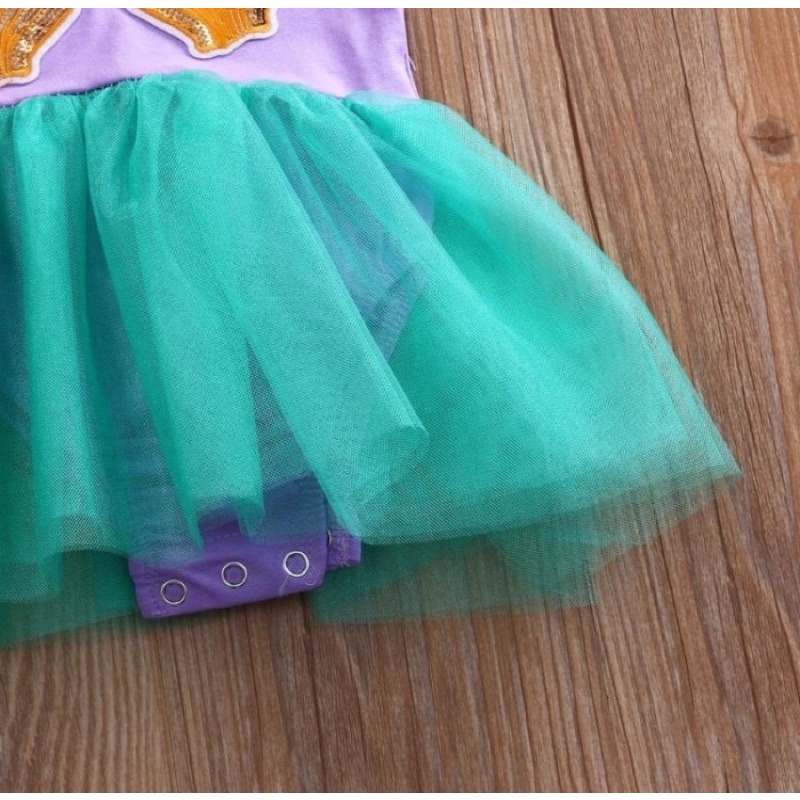 [0-3th] BAJU DRESS MERMAID ANAK BAYI BALITA IMPORT-3