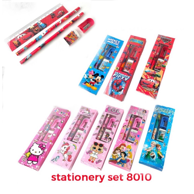 

Stationery Set / Paket Alat Tulis 5In1 / Paket Alat Tulis Karakter 8010
