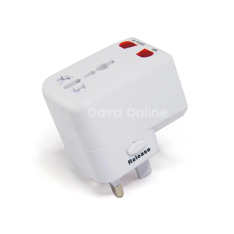 PROMO ADAPTOR CHARGER UNIVERSAL- USB PORT DAN FUSE SERI TERBARU-STEKER MULTIFUNGSI MURAH - TEKNO KITA