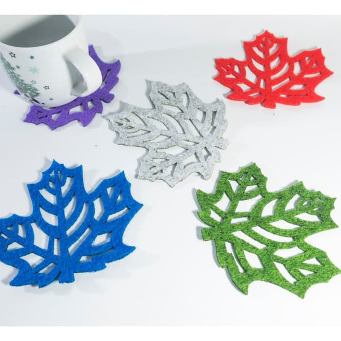 Mega_1688 Tatakan Alas Anti Panas Gelas DAUN MG717