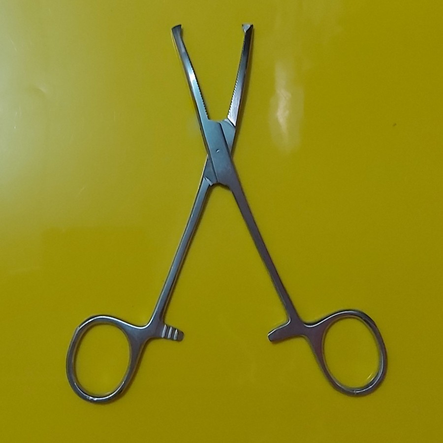 Kocher Forceps Curved 14 cm. Klem Koher Bengkok 14cm. Clamp Khocher