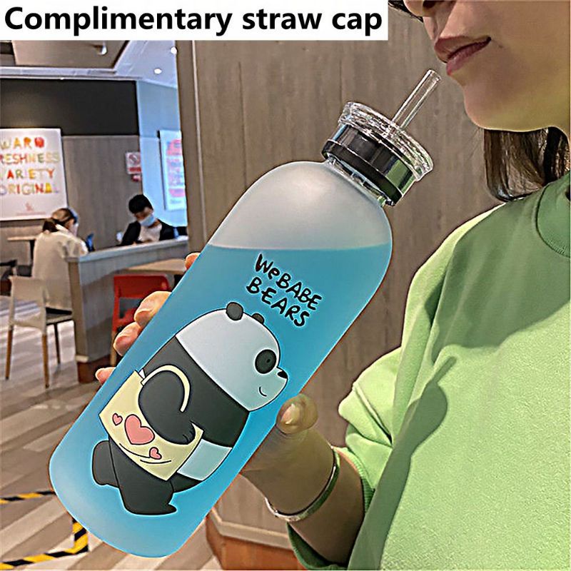 Botol Minum 1 Liter We Bare Bear / Botol Minum 1000ml We Bare Bear