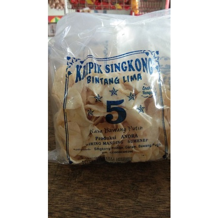 

KRIPIK SINGKONG BINTANG LIMA/KRIPIK ASIN/KRIPIK MANIS 500 G