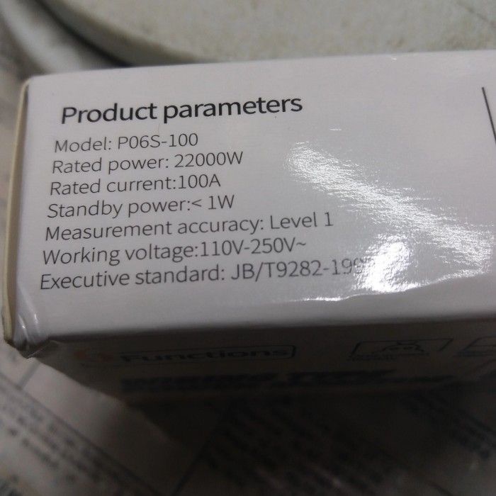 digital led panel power watt meter monitor voltage kwh amper meter