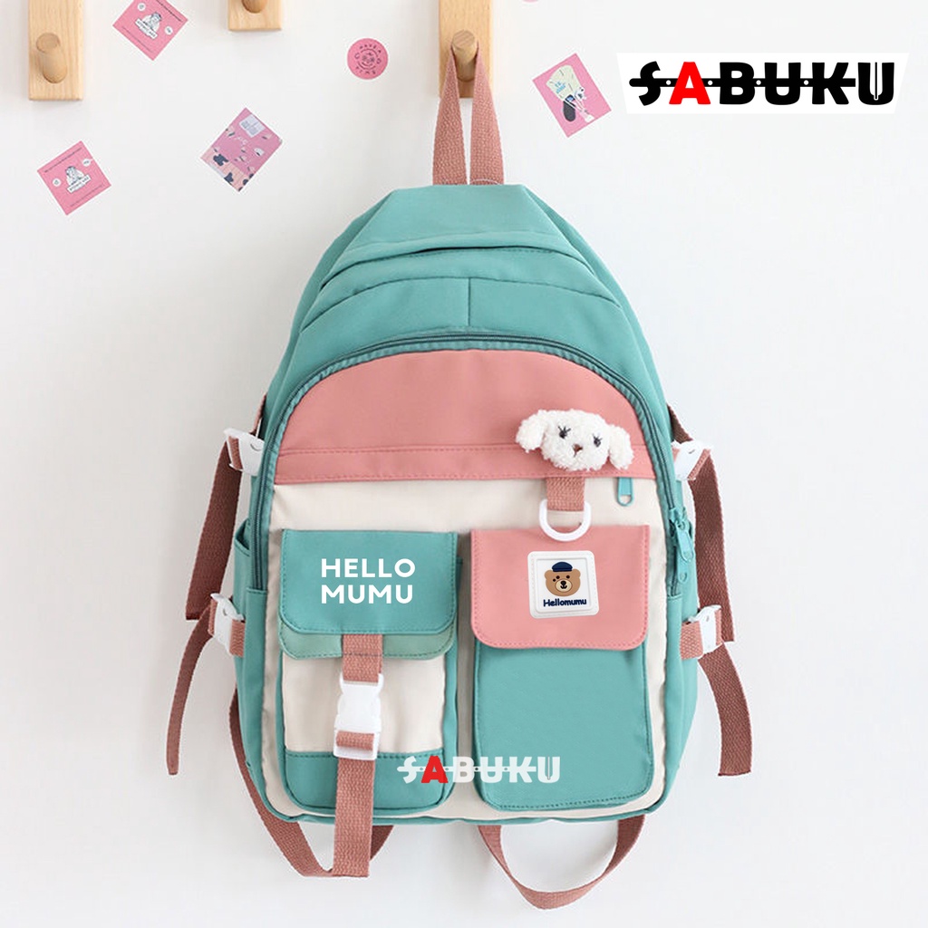 Tas Sekolah Anak Perempuan Ransel Wanita Backpack Ransel Punggung Gendong Tas Sekolah SD SMP - 184