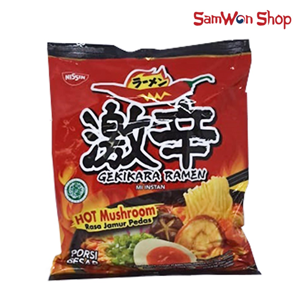 Jual Gekikara Ramen Hot Mushroom Kuah Porsi Jumbo 109 Gr Mie Instan