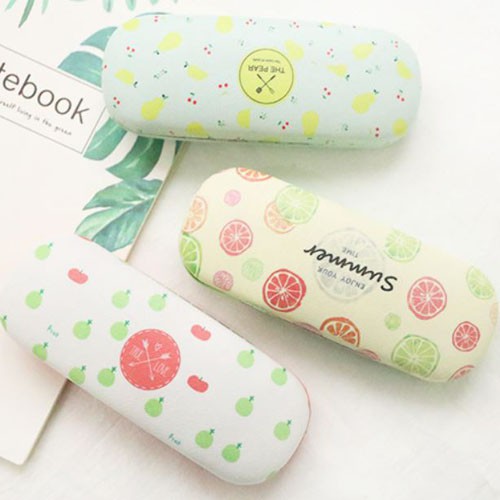 kotak kacamata motif kartun buah fruit glasses case (3F2)&amp;(3G2) jgl082